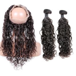 Loose curl 360 band lace frontal