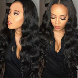 Lace Front Wigs Indian Remy Hair Body Wave