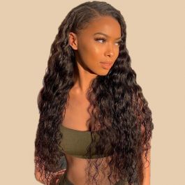 Silk Base 4*4 Lace Front Wigs Indian Human Hair Loose Wave