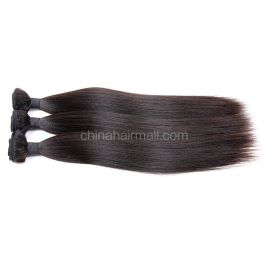 Malaysian virgin unprocessed natural color human hair wefts yaki straight 3 pieces a lot Hair Bundles 95g/pc [MVYK03]