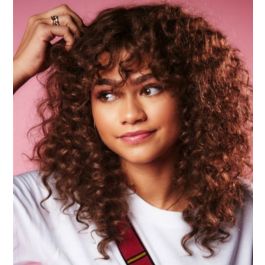  WoWEbony Indian Remy Hair Full Bangs 3A Curly Hair Glueless 3.5 x 3 Silk Top Closure Wig [Bangs04]