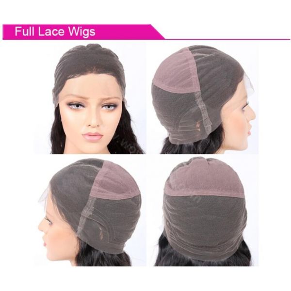 Human hair kinky full lace wigs outlet