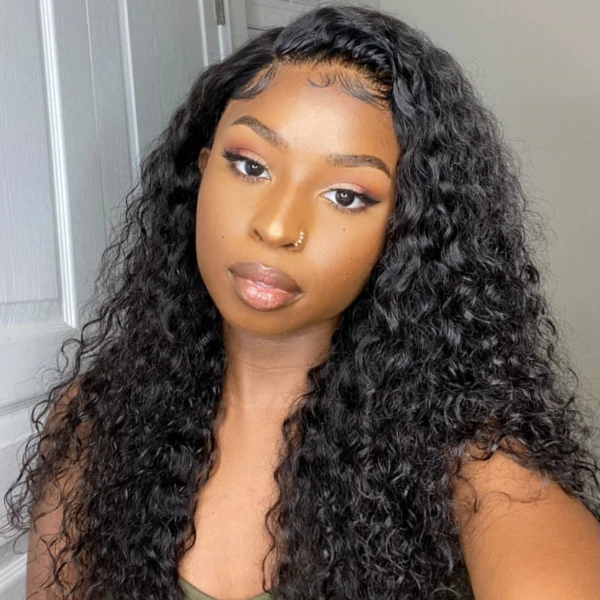 WoWEbony Human Hair Loose Curl 360 Lace Wigs Brazilian Virgin or Indian  Remy Hair [360LC06]