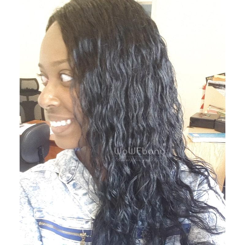 Visibly beautiful curly wig