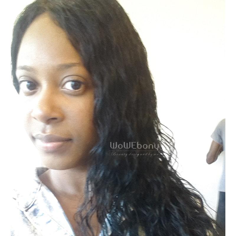 Visibly beautiful curly wig