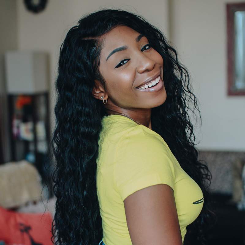 double drawn hair , pretty wig!
