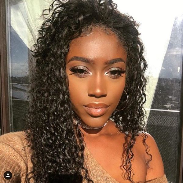 WowEbony Brazilian Virgin Human Hair Kinky Curly Lace Front Wigs [LFW086]