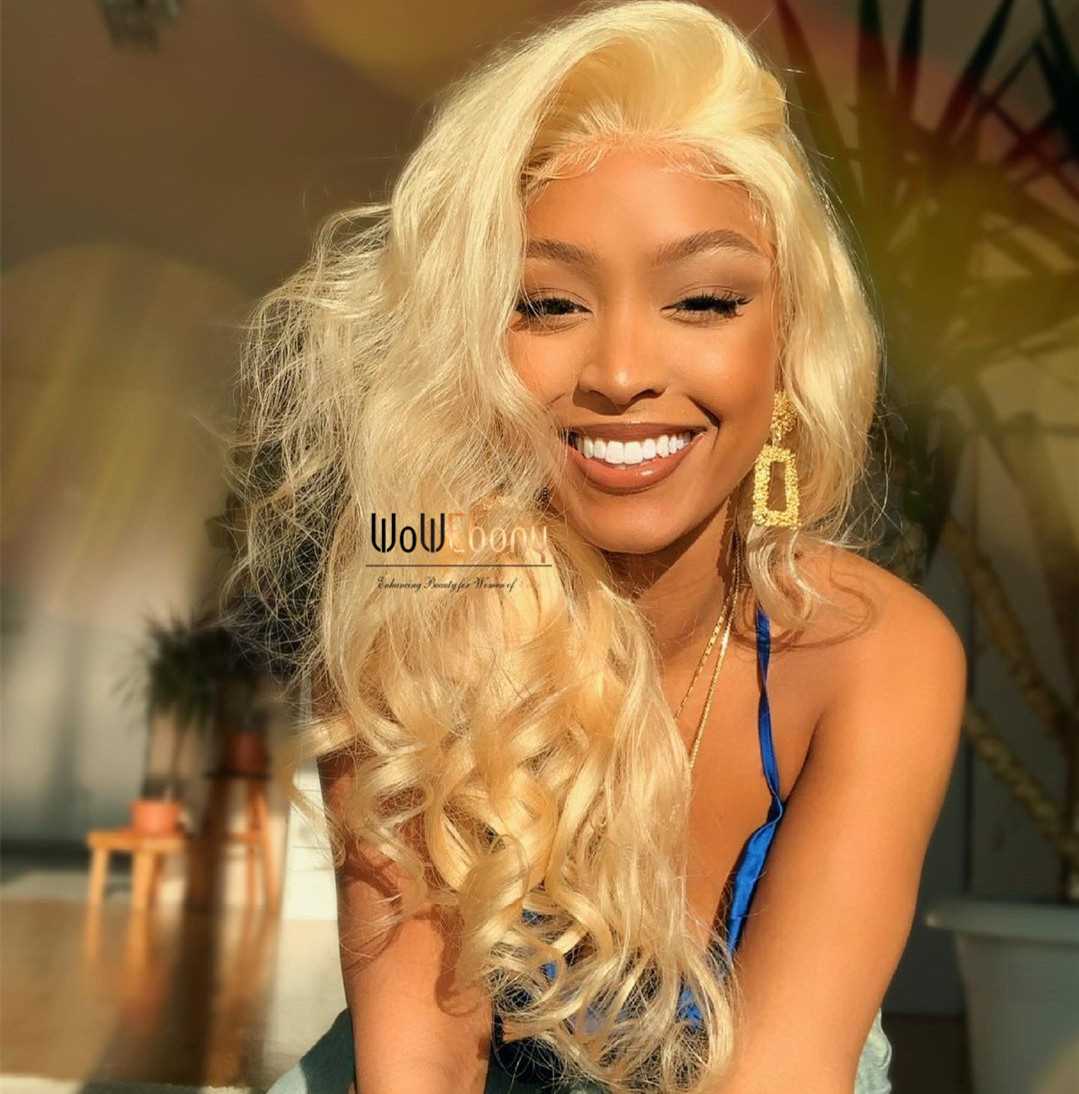 Love this blonde wig from WoWEbony