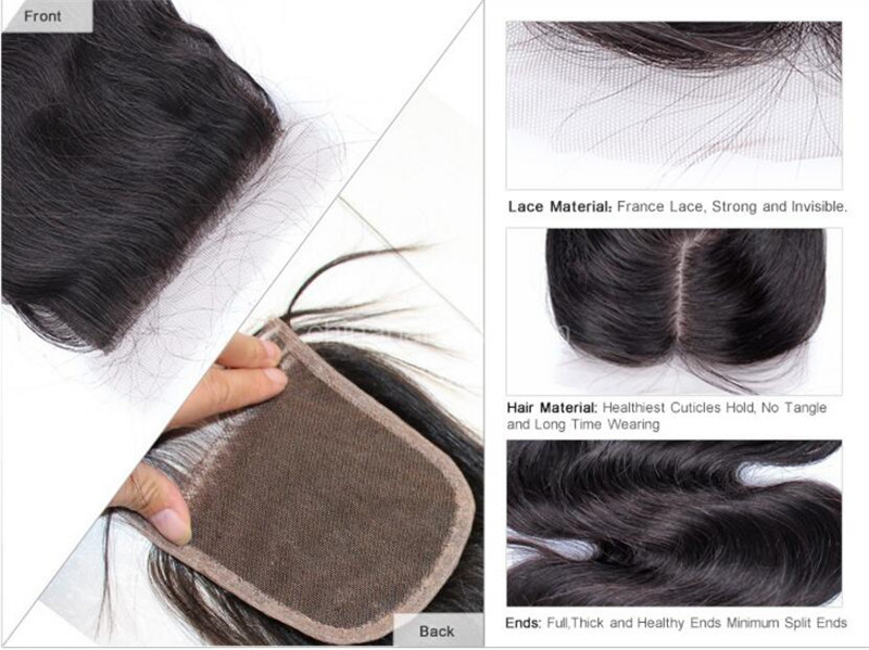 human hair lace closure