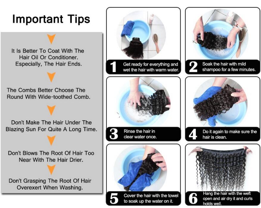 How to wash  your human hair weft